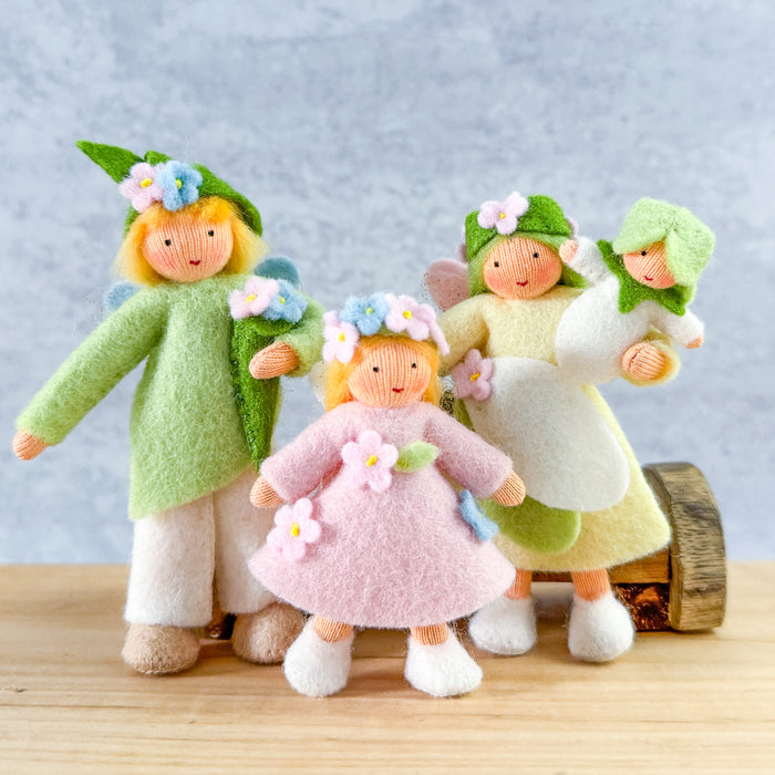 Flower Fairy Family - Set of 4 Dolls - Ambrosius Flower Fairies