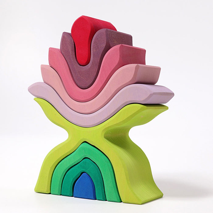 Flower Stacker- Grimm's wooden toys