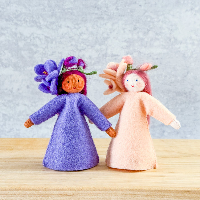 Freesia Fairy - 3.5" Doll - Flower Hat - Ambrosius Flower Fairies