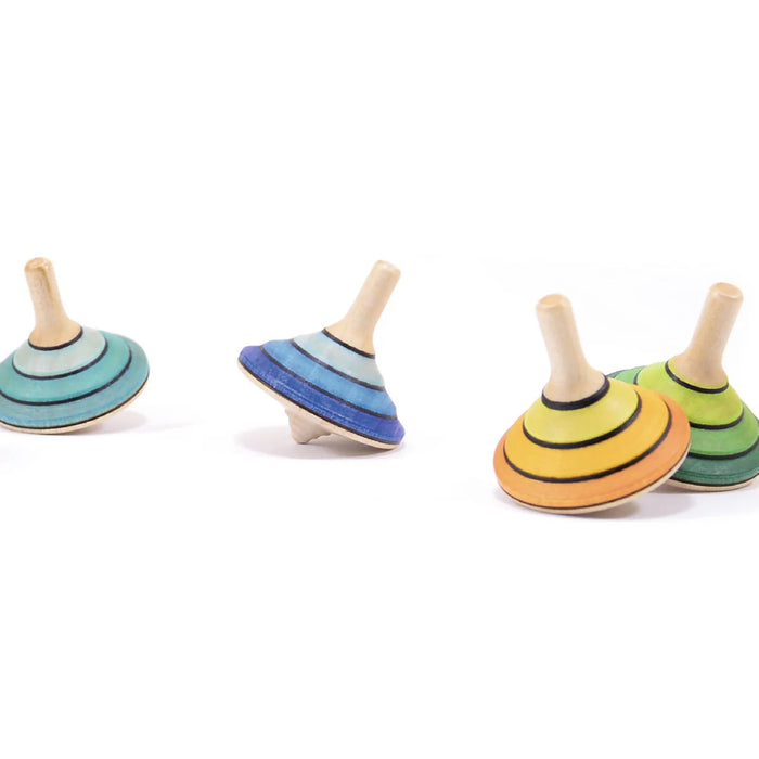 Small Tango Wooden Spinning Top - Small Ombre Color Top - Mader