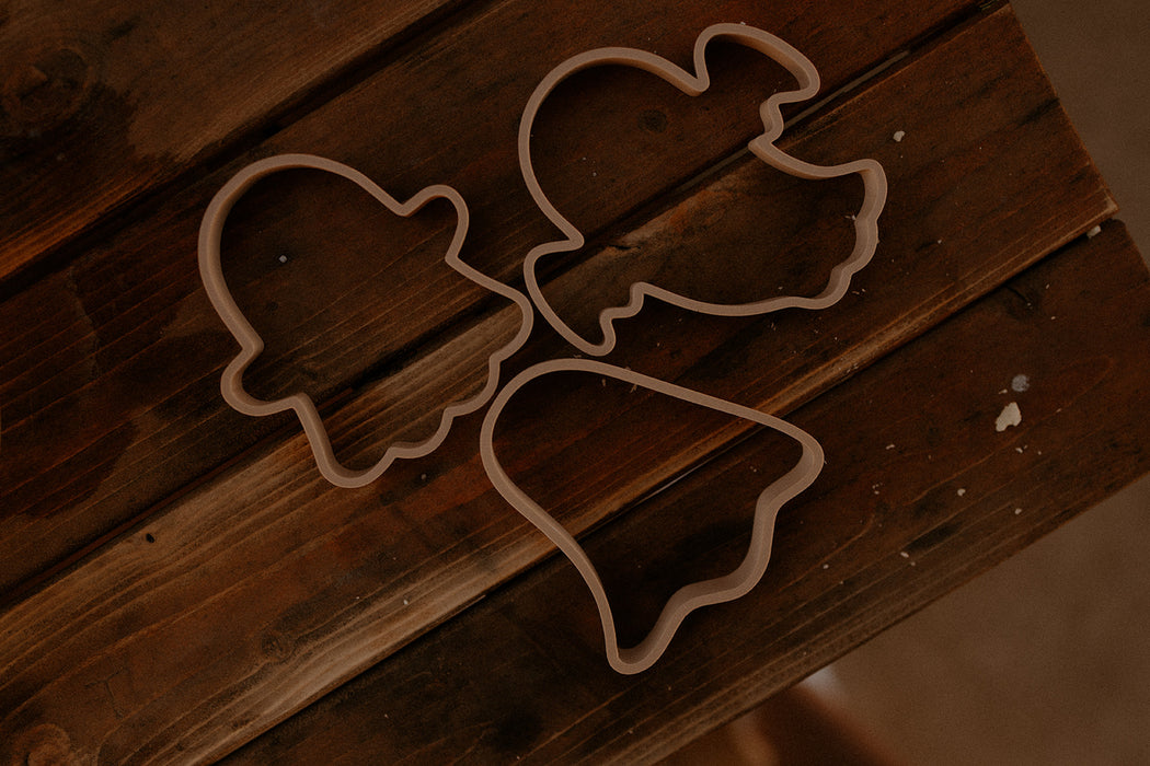 Ghost Stamp Bundle - Halloween Play Dough Cutters - Eco Cutters