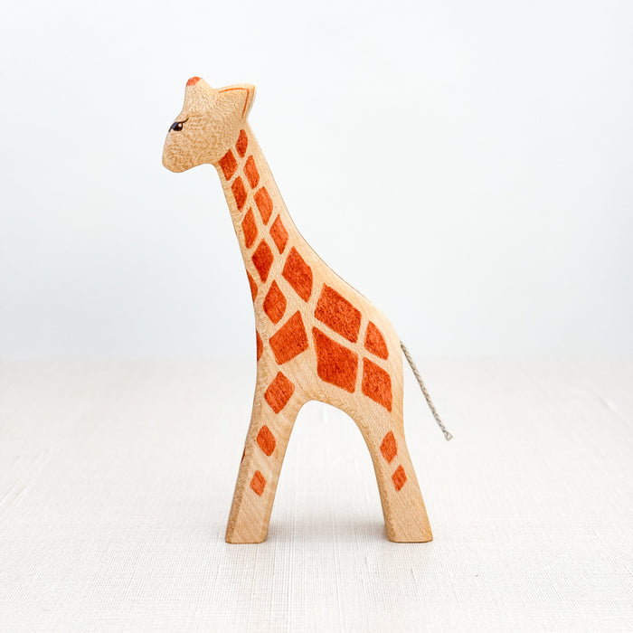 Giraffe - Hand Painted Wooden Animal - HolzWald — Oak & Ever