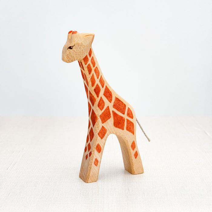 Giraffe small - Hand Painted Wooden Animal - HolzWald
