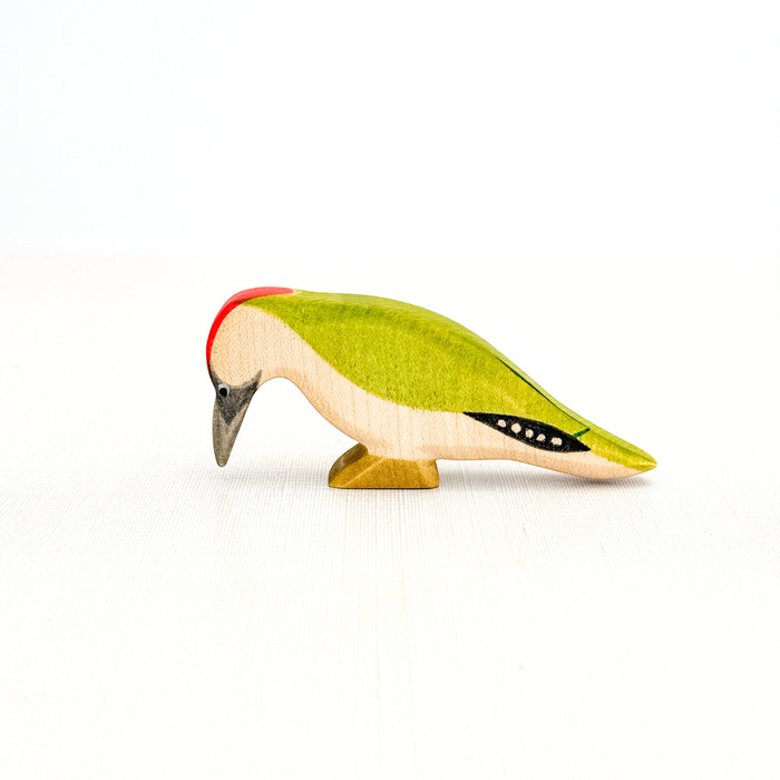 Green woodpecker - Hand Painted Wooden Animal - HolzWald
