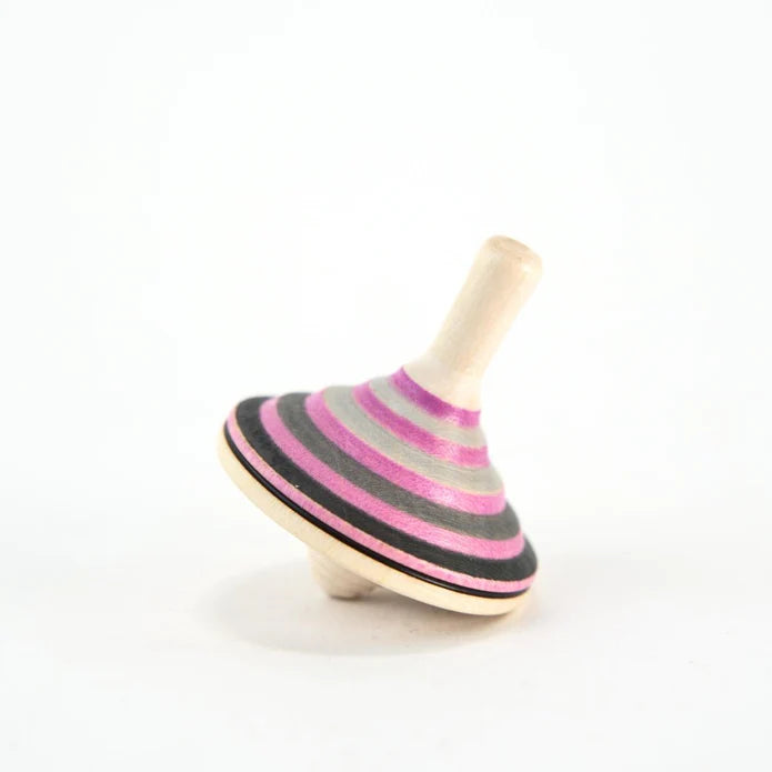 Grey Prince Wooden Spinning Top - Mader
