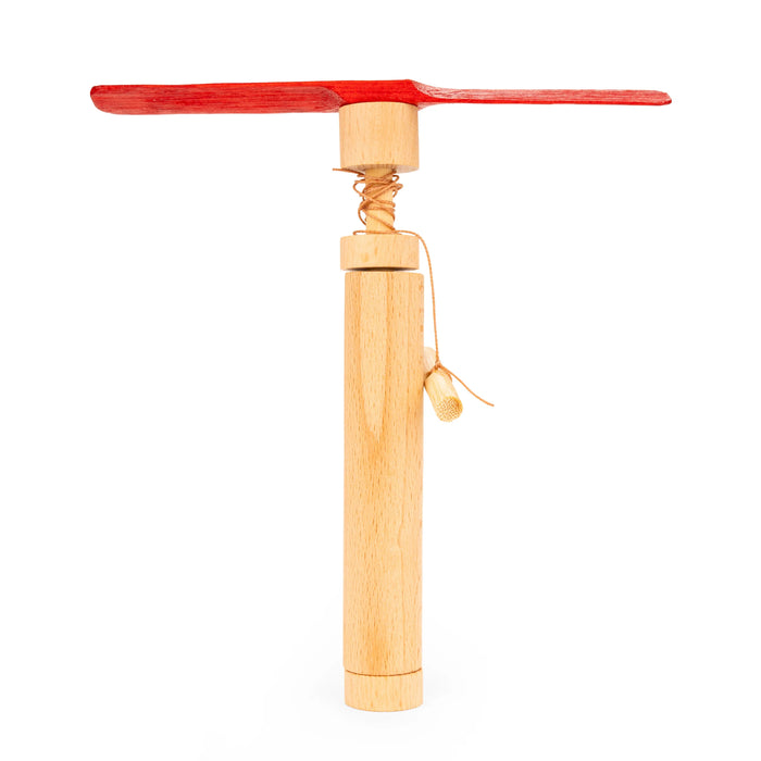 Wooden Pull Helicopter