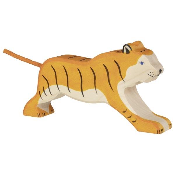 HOLZTIGER - Wooden Animal - Tiger Running
