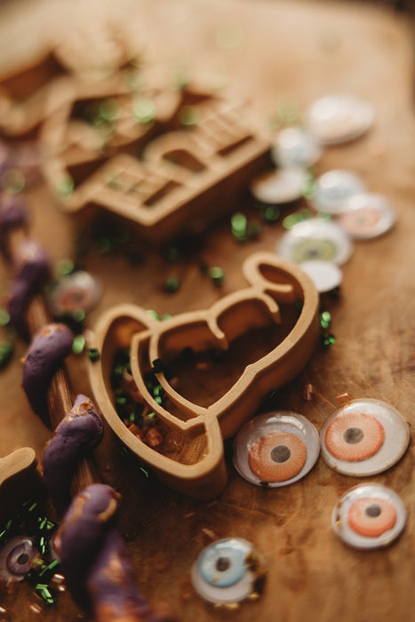 Halloween Dough Cutters - Mini Plant Based Plastic - Eco Cutters