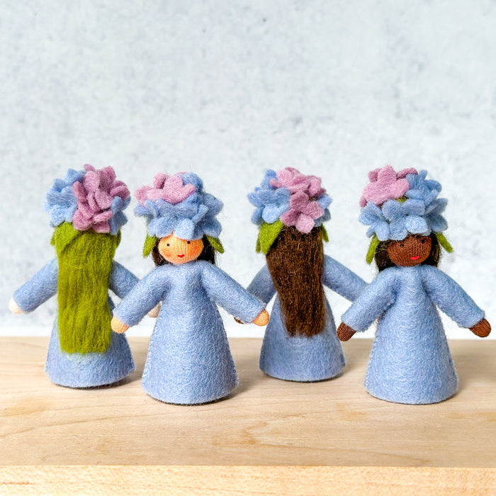 Hydrangea Fairy - Summer Flower Fairy - Flower Hat Fairy