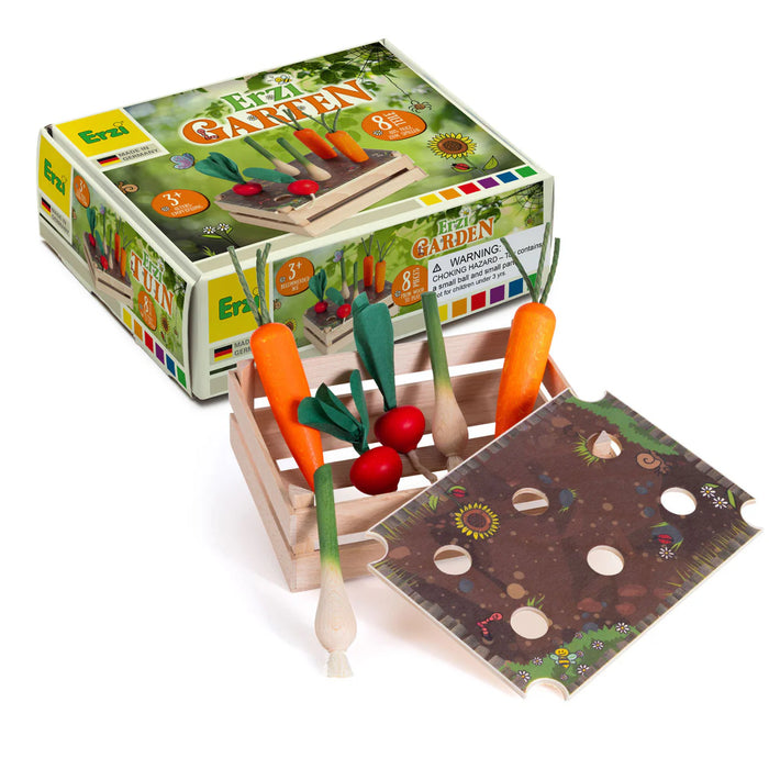 Vegetable Patch Garden - Wooden Play Foods & Garden - Erzi