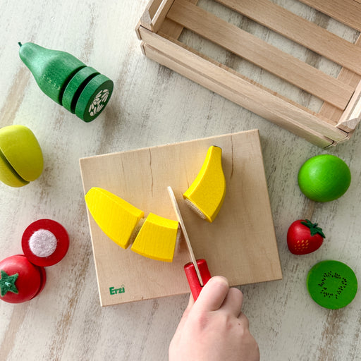 Erzi Wooden Play Food - Vegan Vegetarian Assortment – Tree Hollow Toys