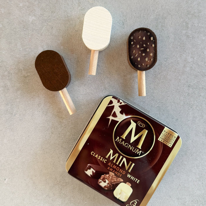 Ice Cream Pops In A Tin - Wooden Play Food - Erzi