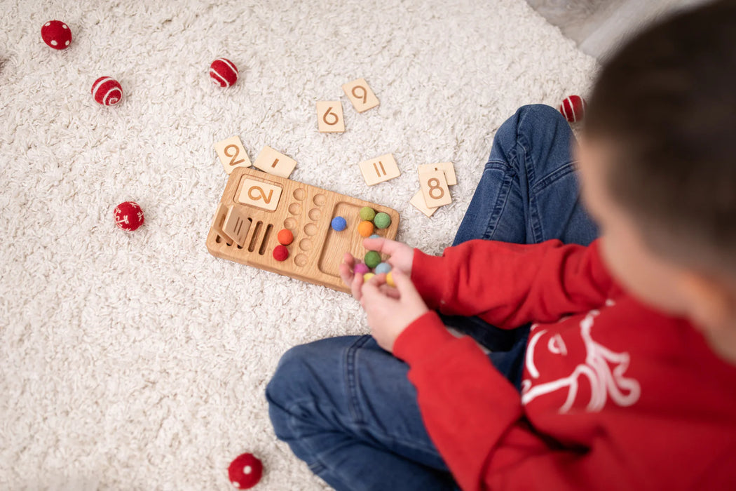 Small Counting Board - Double Sided - Montessori Math Board