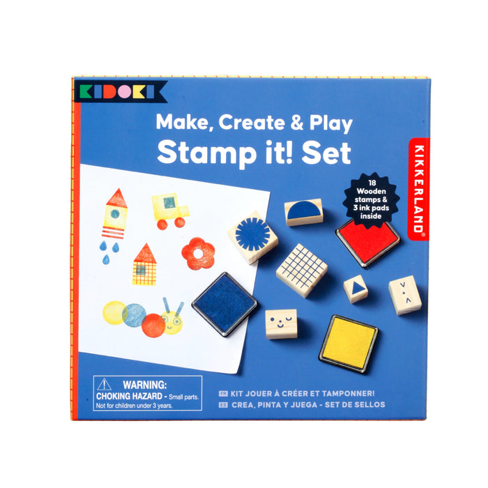 Make, Create & Play - Stamp It! Set - Kidoki