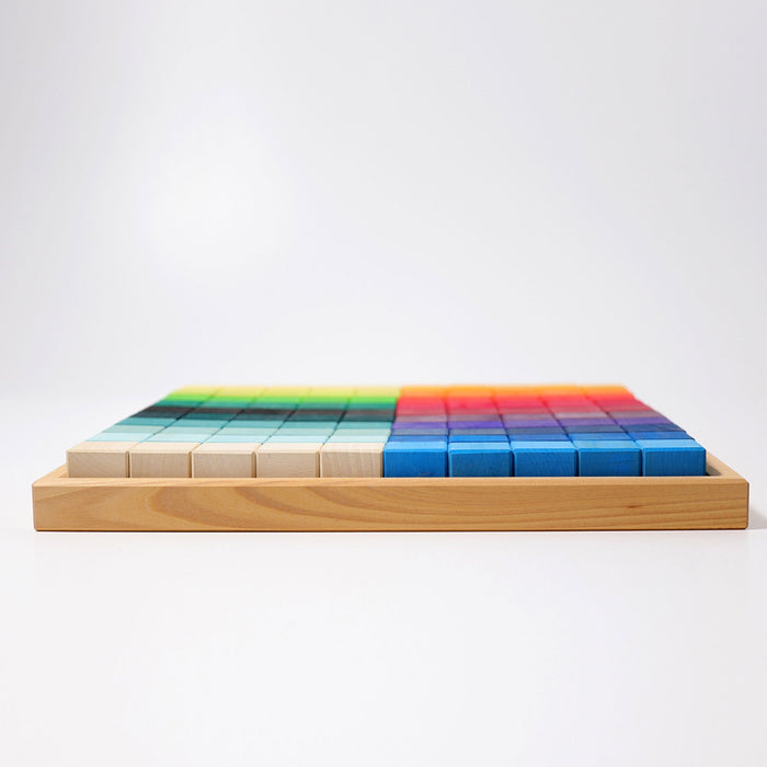 Large Mosaic - Colored Wooden Blocks  - Grimm's Wooden Toys