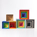 All colorway Rainbow Set of Boxes pictured side by side - Grimm's Wooden Toys