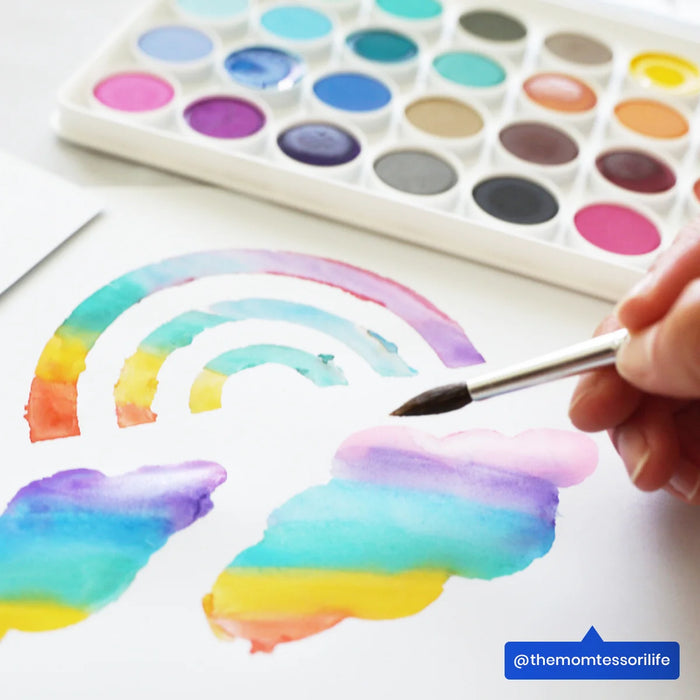 Lil' Watercolor Paint Pods - 36 Color watercolor pallet - OOLY