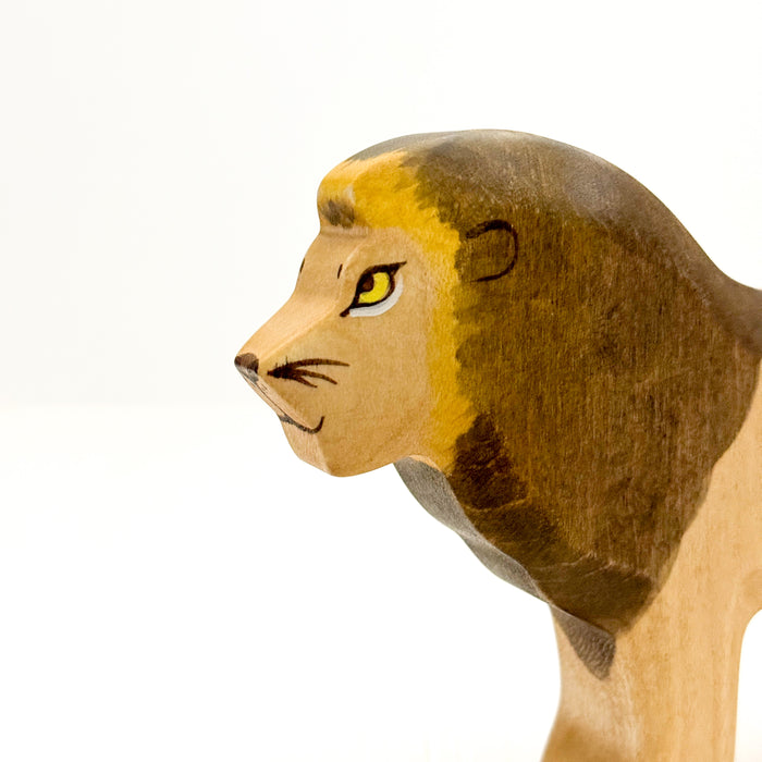 Lion - Hand Painted Wooden Animal - HolzWald