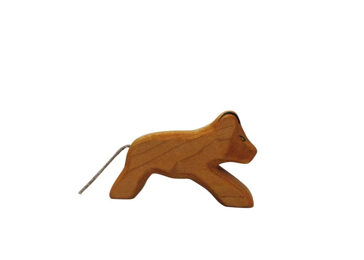 Lion small - Hand Painted Wooden Animal - HolzWald