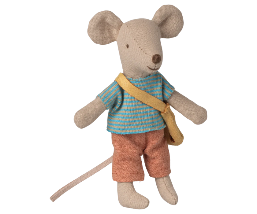 Little Brother Mouse with Cheese Bag - Maileg