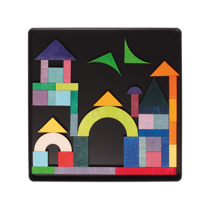 Magnet Game GeoGraphical Forms  - Grimm's Wooden Toys