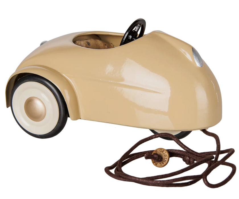 Maileg Mouse Car – Wheat -  Metal Pull-Along Toy Car