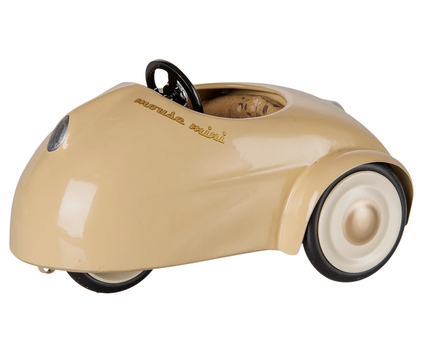 Maileg Mouse Car – Wheat -  Metal Pull-Along Toy Car