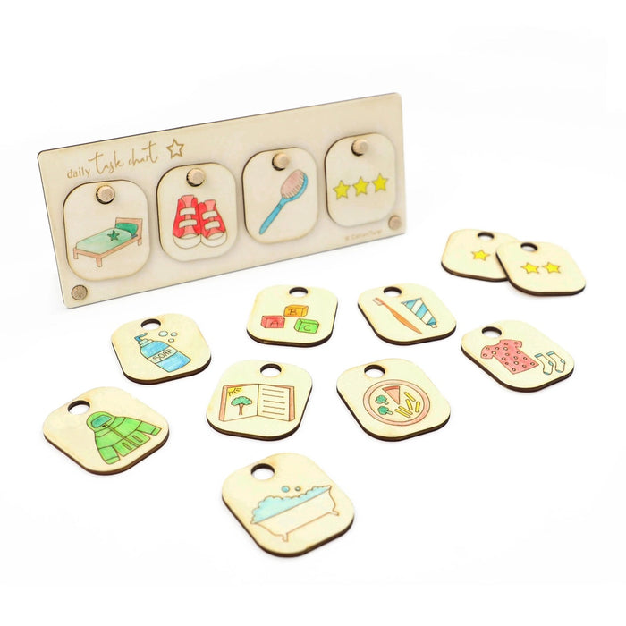 Make Your Own - Daily Task Chart - Wooden Craft Kit — Oak & Ever