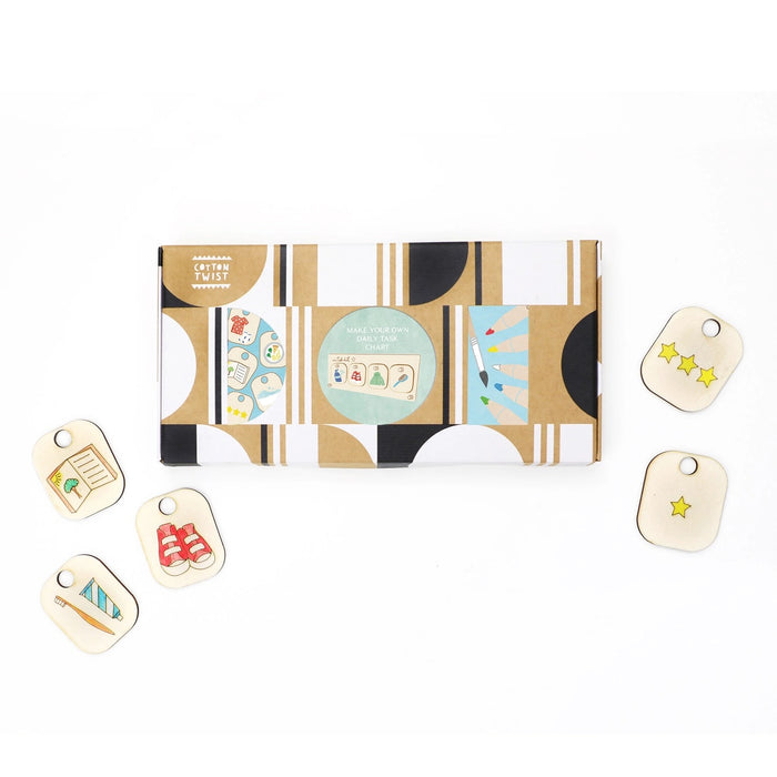 Make Your Own - Daily Task Chart - Wooden Craft Kit — Oak & Ever