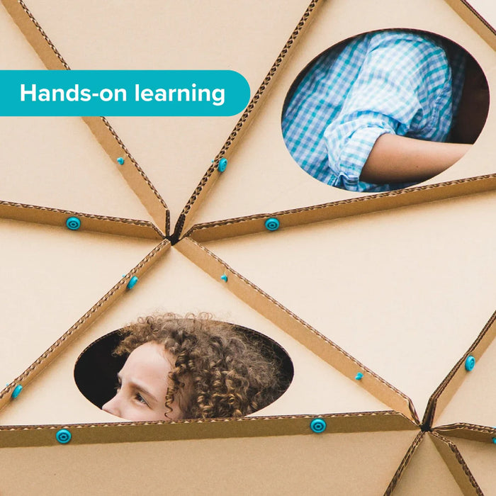 Makedo DISCOVER Cardboard Construction Kit - 126 PC Kit