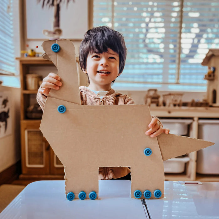 Makedo EXPLORE Cardboard Construction Kit - 50 PC Kit