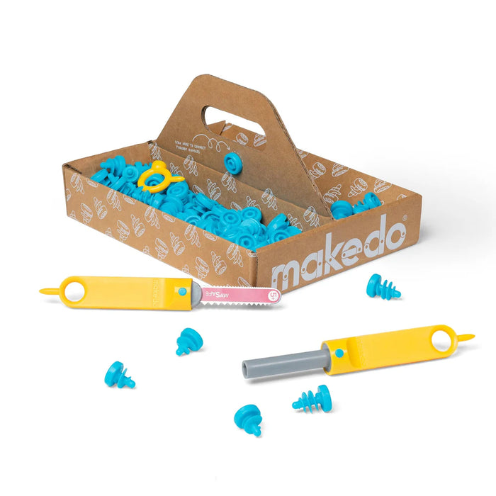 Makedo EXPLORE Cardboard Construction Kit - 50 PC Kit