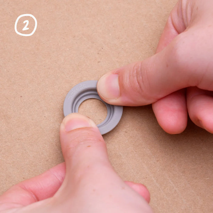 Makedo Roto-Ring Cardboard Construction Kit - 16 PC Set