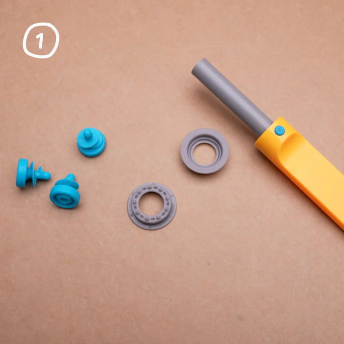 Makedo Roto-Ring Cardboard Construction Kit - 16 PC Set