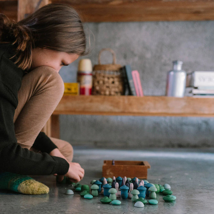 Mandala Mix COLD – 81 Mandala Pieces in Cool Tones - Grapat