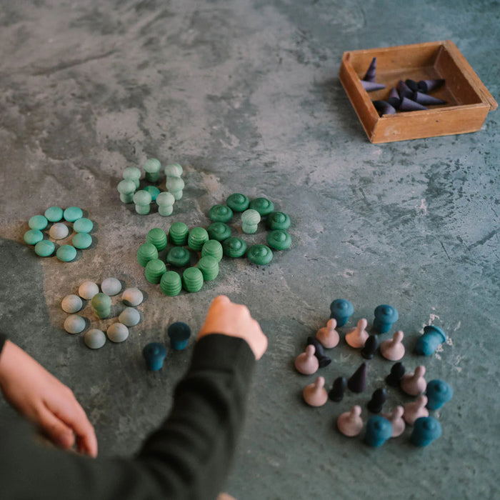 Mandala Mix COLD – 81 Mandala Pieces in Cool Tones - Grapat