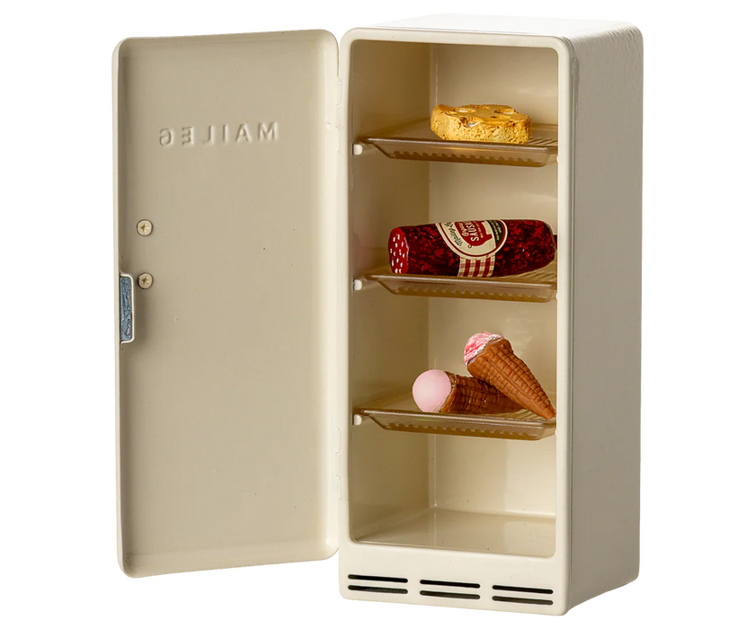 Metal Fridge - Off White - Mouse Size - Maileg