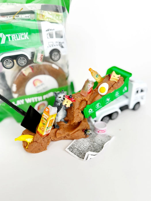 Garbage Truck - Sensory Play Kit - Earth Grown Kid Dough