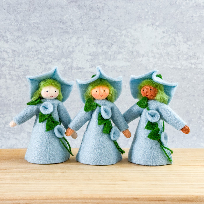 Morning Glory Fairy - 3.5" Doll - Flower Hat - Ambrosius Flower Fairies