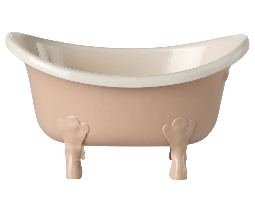 Mouse Bathtub - Vintage Rose Metal Bathtub for Mouse House - Maileg
