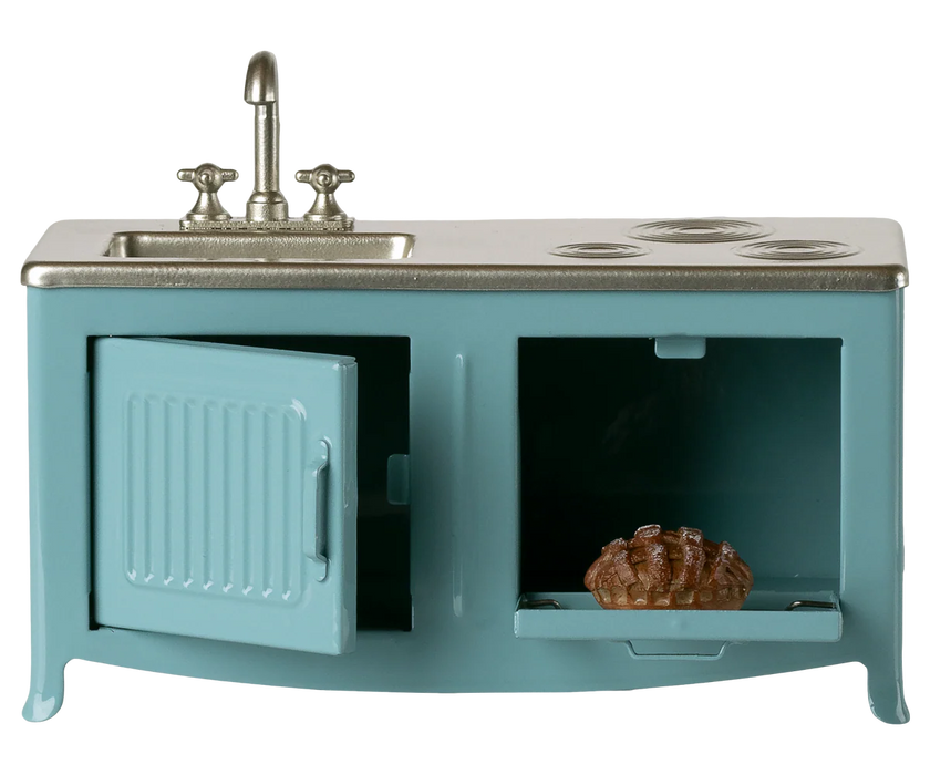 Mouse Kitchen - Blue - Maileg