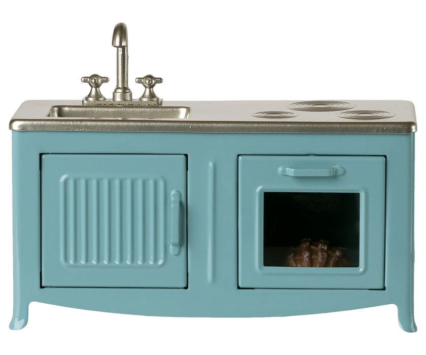 Mouse Kitchen - Blue - Maileg