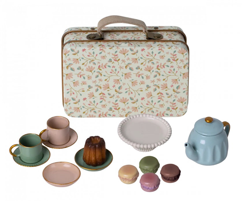 Mouse Tea & Cookies Set - Afternoon Treat  - Pink & Mint - Maileg