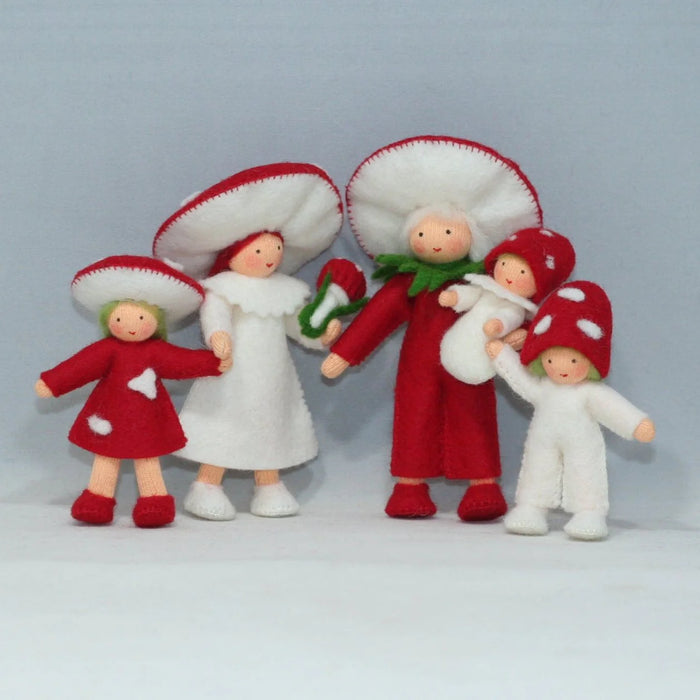 Mushroom Family 2024 - Flower Fairies - Waldorf Doll - Ambrosius Dolls