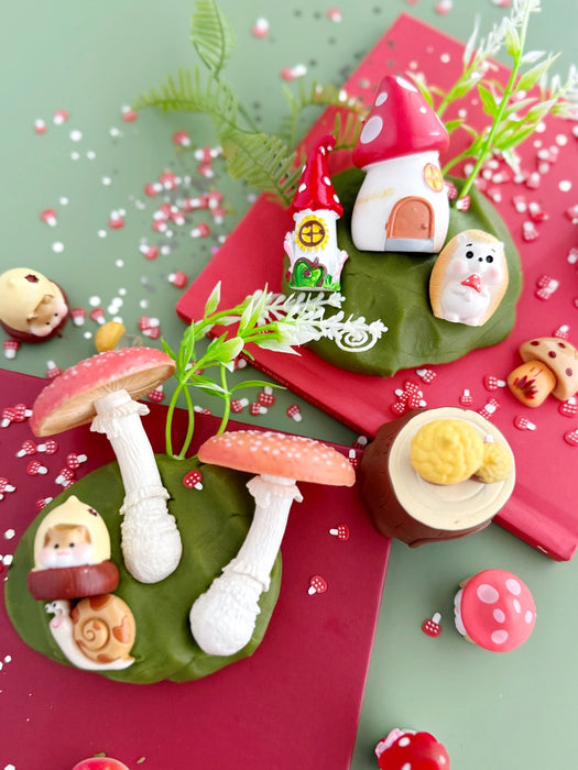 Mushroom Meadow - Sensory Play Dough Kit - Earth Grown Kid Dough