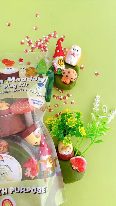 Mushroom Meadow - Sensory Play Dough Kit - Earth Grown Kid Dough