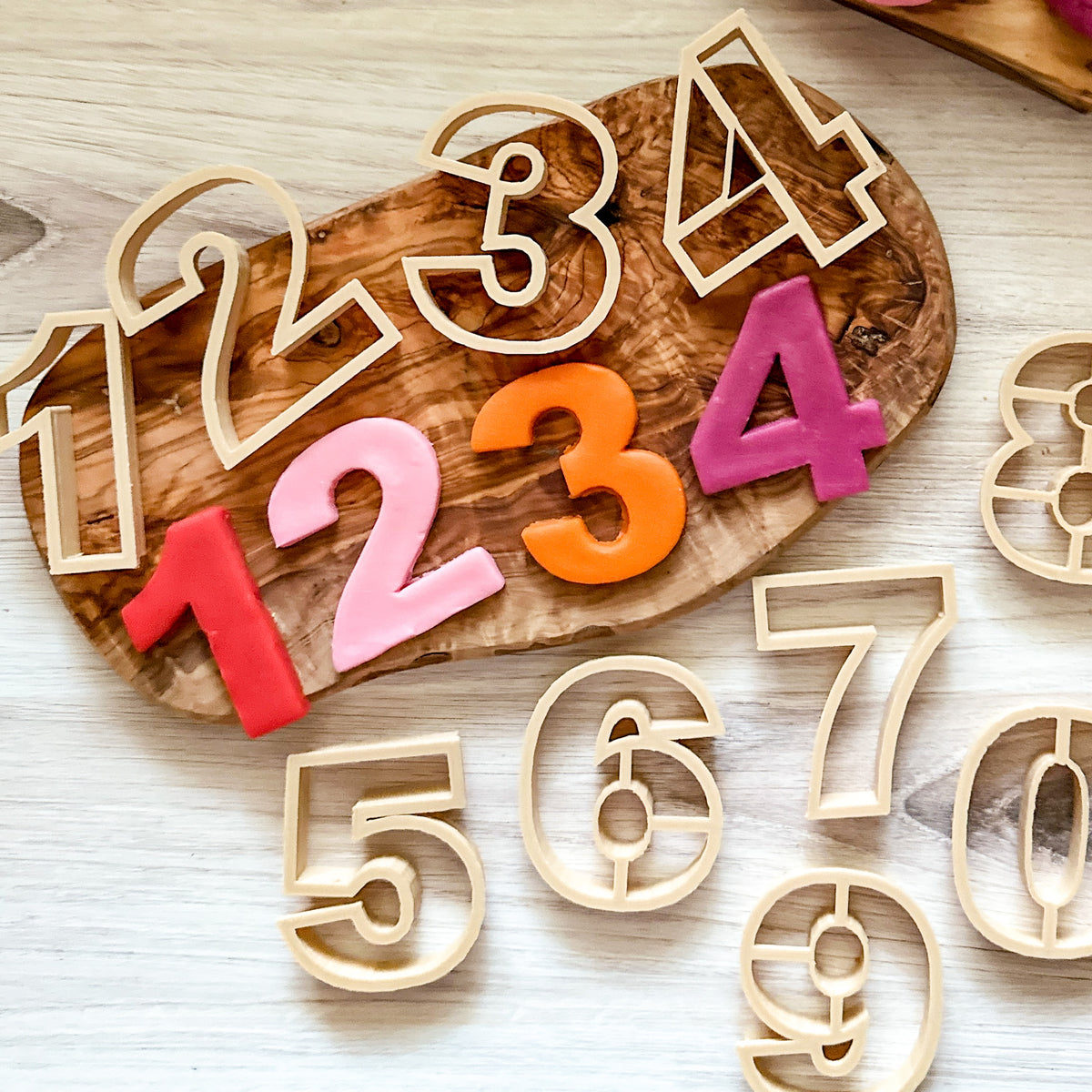 Numbers - Dough Cutters - Plant Based Plastic - Eco Cutters — Oak & Ever