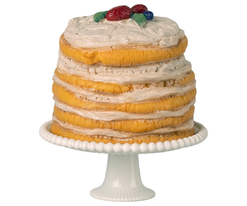 Party Cake and Cake Stand - Mouse - Maileg