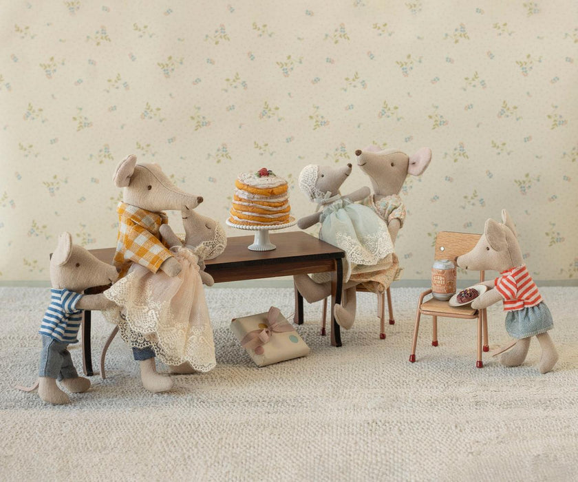 Party Cake and Cake Stand - Mouse - Maileg