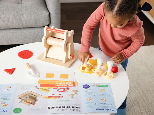 Play Dough Roller and Pasta Making Kit - Fine Motor & Early Math Learning Activity
